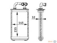 Schimbator caldura incalzire habitaclu 8FH 351 311-291 HELLA pentru Bmw Seria 3