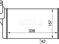 Schimbator caldura incalzire habitaclu AH47000S MAHLE pentru Vw Transporter