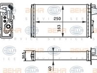 Schimbator caldura incalzire habitaclu ALFA ROMEO 155 (167) - OEM - NRF: NRF58637|58637 - Cod intern: W02185129 - LIVRARE DIN STOC in 24 ore!!!