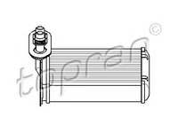 Schimbator caldura, incalzire habitaclu AUDI A3 (8L1) (1996 - 2003) TOPRAN 109 304