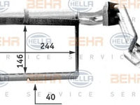 Schimbator caldura incalzire habitaclu BMW 5 Touring (E34) - OEM - NRF: NRF54307|54307 - Cod intern: W02139946 - LIVRARE DIN STOC in 24 ore!!!