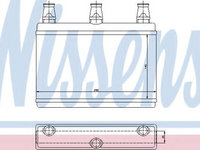 Schimbator caldura, incalzire habitaclu BMW Seria 5 (E60) (2003 - 2010) NISSENS 70522 piesa NOUA