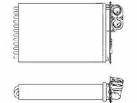 Schimbator caldura, incalzire habitaclu CITROEN C5 II (RC) (2004 - 2016) NRF 53553 piesa NOUA