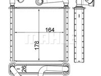 Schimbator caldura, incalzire habitaclu fata (AH253000S BEH MAH) AUDI,CUPRA,MAN,SEAT,SKODA,VW