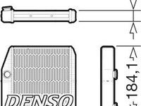 Schimbator caldura, incalzire habitaclu FIAT PUNTO EVO (199_) DENSO DRR09076