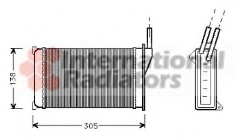 Schimbator caldura, incalzire habitaclu FORD 