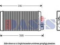 Schimbator caldura, incalzire habitaclu MERCEDES-BENZ LK/LN2, MERCEDES-BENZ T2/LN1 bus, MERCEDES-BENZ T2/LN1 caroserie inchisa/combi - AKS DASIS 13945