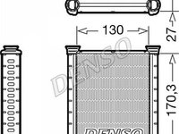 Schimbator caldura, incalzire habitaclu NISSAN MICRA V (K14) DENSO DRR46001