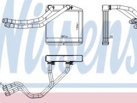 Schimbator caldura, incalzire habitaclu OPEL COMBO Tour (X12) (2012 - 2016) NISSENS 71455