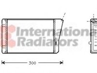 Schimbator caldura, incalzire habitaclu OPEL OMEGA B combi (21_, 22_, 23_), OPEL OMEGA B (25_, 26_, 27_) - VAN WEZEL 37006196