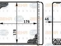 Schimbator caldura, incalzire habitaclu OPEL VECTRA A hatchback (88_, 89_) (1988 - 1995) HELLA 8FH 351 312-091