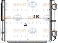 Schimbator caldura incalzire habitaclu RENAULT LAGUNA II/VEL SATIS 01- - Cod intern: W20091664 - LIVRARE DIN STOC in 24 ore!!!