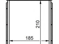 Schimbator caldura, incalzire habitaclu RENAULT ESPACE IV (JK0/1) (2002 - 2015) NRF 53668 piesa NOUA