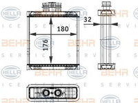 Schimbator caldura incalzire habitaclu SEAT IBIZA Mk III (6K1) - Cod intern: W20091652 - LIVRARE DIN STOC in 24 ore!!!