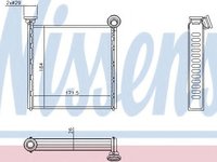 Schimbator caldura, incalzire habitaclu SEAT LEON ST (5F8) (2013 - 2016) NISSENS 73980 piesa NOUA