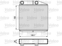 Schimbator caldura, incalzire habitaclu VALEO 811502