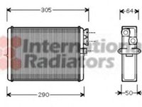 Schimbator caldura, incalzire habitaclu VOLVO S80 I limuzina (TS, XY), VOLVO V70 Mk II (SW), VOLVO S60 I limuzina - VAN WEZEL 59006110
