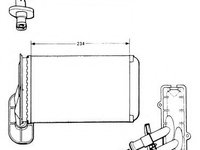 Schimbator caldura, incalzire habitaclu VW NEW BEETLE Cabriolet (1Y7) (2002 - 2010) NRF 58622