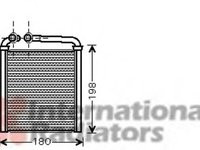 Schimbator caldura, incalzire habitaclu VW RABBIT V (1K1), VW PASSAT limuzina (3C2), VW PASSAT Variant (3C5) - VAN WEZEL 58006256