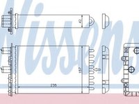 Schimbator caldura, incalzire habitaclu VW TRANSPORTER IV platou / sasiu (70XD) (1990 - 2003) NISSENS 73974 piesa NOUA