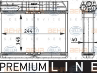 Schimbator caldura, incalzire habitaclu (8FH351311791 HELLA) BMW