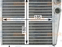Schimbator caldura, incalzire habitaclu (8FH351315781 HELLA) AUDI,SEAT,SKODA,SKODA (SVW),VW,VW (FAW),VW (SVW)