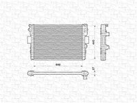 Schimbator de caldura 350213169000 MAGNETI MARELLI pentru Fiat 131 Iveco Daily