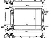 Schimbator de caldura 51356 NRF pentru Bmw Seria 3 Bmw Seria 5