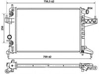 Schimbator de caldura 53035 NRF pentru Opel Corsa Opel Vita Opel Tigra