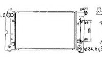 Schimbator de caldura 53325 NRF pentru Toyota Corolla Toyota Runx Toyota Altis Toyota Axioaltis