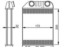 Schimbator de caldura 54287 NRF pentru Opel Vectra