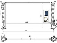 Schimbator de caldura 58189 NRF pentru CitroEn Zx Peugeot 306 CitroEn Berlingo Peugeot Partner Peugeot Ranch Peugeot Grand CitroEn Xsara