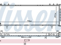 Schimbator de caldura 609881 NISSENS