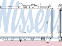 Schimbator de caldura 62279A NISSENS pentru Rover 600 Honda Accord