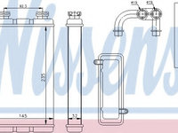 Schimbator de caldura 70519 NISSENS pentru Bmw Seria 3