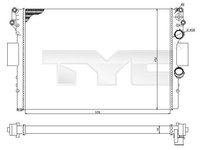 Schimbator de caldura 715-0001-R TYC pentru Iveco Daily