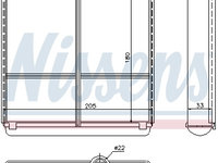 Schimbator de caldura 72042 NISSENS pentru Mercedes-benz Cls Mercedes-benz C-class Mercedes-benz Sl Mercedes-benz E-class Mercedes-benz Glk-class Mercedes-benz Slk