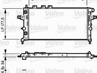 Schimbator de caldura 732548 VALEO pentru Opel Astra Opel Zafira