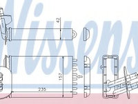 Schimbator de caldura 73977 NISSENS pentru Vw Eurovan Vw Transporter