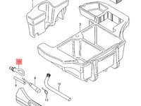 Scule rezerva Audi A4 B7 (8E) Berlina 2007 1.9 TDI 8D0012244A OEM 8E0805616C