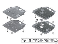 Scut aluminiu motor spate (bnz) BMW X1 (F48)15- BMW X2 (F39) 17- BMW SERIES 2 (F45/F46) ACTIVE/GRAN TOURER 14-