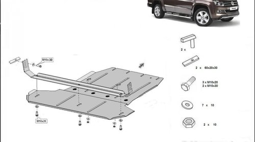 Scut cutie si diferential Volkswagen Amarok