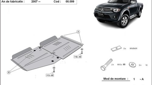 Scut diferential Mitsubishi L200 dupa 2007