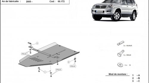 Scut diferential Toyota Land Cruiser