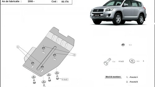 Scut diferential Toyota RAV 4 dupa 2006