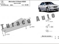 Scut metalic cutie de viteza automata Mercedes C-Clasee W203 2000-2017