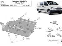 Scut metalic cutie de viteze Mercedes Vito W639 2.2Diesel, 2x4 2003-2014