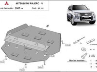 Scut metalic cutie de viteze Mitsubishi Pajero 4 (V80,V90) 2007-prezent