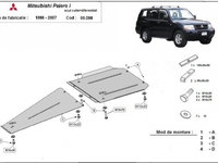 Scut metalic cutie de viteze si diferential Mitsubishi Pajero Sport 1 1998-2007