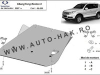 Scut metalic cutie de viteze SsangYong Rexton 2006-2017